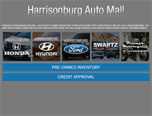 Tablet Screenshot of harrisonburgautomall.com